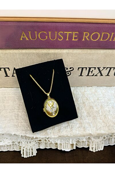 VEBRUE قلادة عليا من الفولاذ المقاوم للصدأ على شكل جناح الملاك