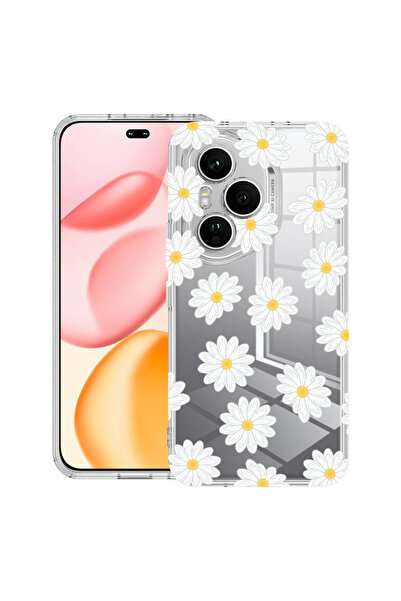 bestcase Carcasă transparentă din silicon pentru Honor 400 Pro, Happy Flowers Daisy, 2036424 T 513