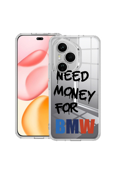 bestcase Carcasă transparentă din silicon pentru Honor 400 Pro, Need Money fo...