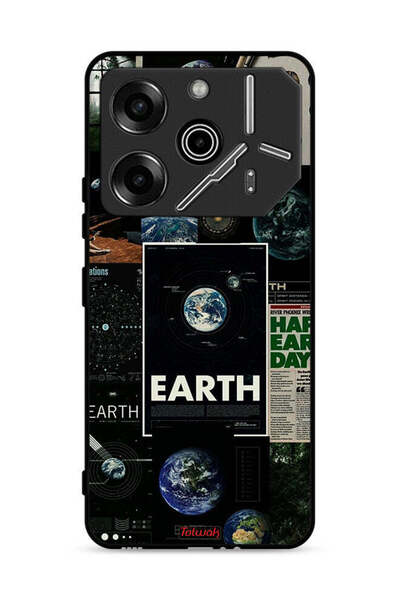 Tolwak غطاء حماية لجهاز تكنو بوفا 6 برو 5G Earth