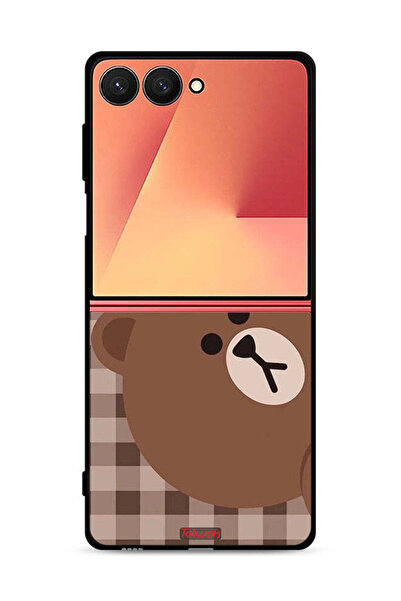 Tolwak غطاء حماية لهاتف Samsung Galaxy Z Flip7 - دب تيدي