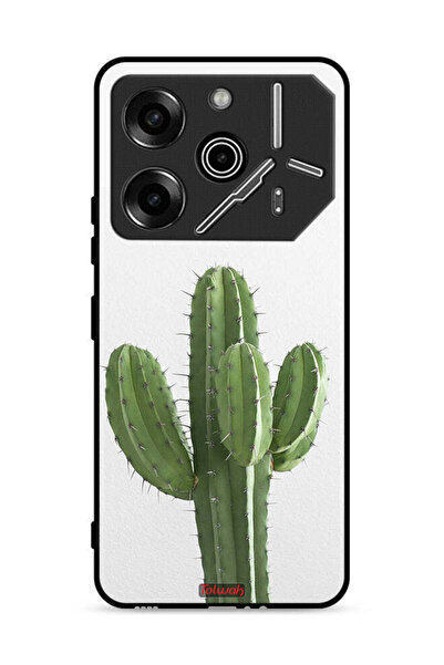 Tolwak غطاء حماية لهاتف تكنو بوفا 6 برو 5G بنقشة نبات الصبار