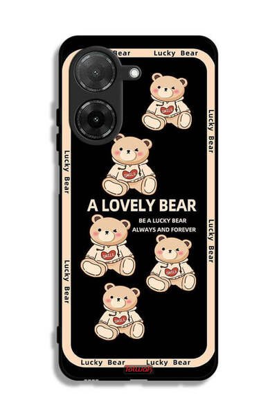 Tolwak غطاء حماية لهاتف Xiaomi Redmi A5 4G على شكل دب جميل