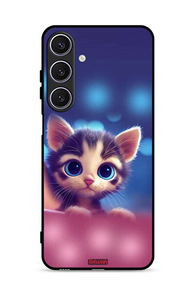 Tolwak غطاء حماية لهاتف Samsung Galaxy A26 بتصميم قطة صغيرة