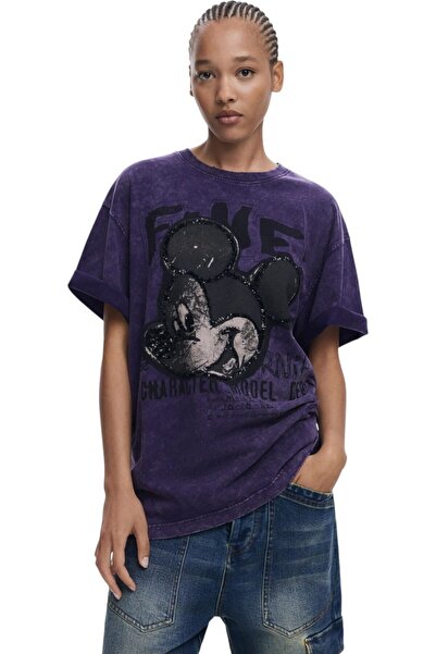 Desigual Φόρμα Fugaz Mickey T-shirt - 25WWTK60-2010