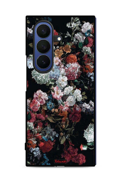 Tolwak غطاء حماية لهاتف سامسونج جالاكسي زد فولد 7 بنقشة ورود عتيقة