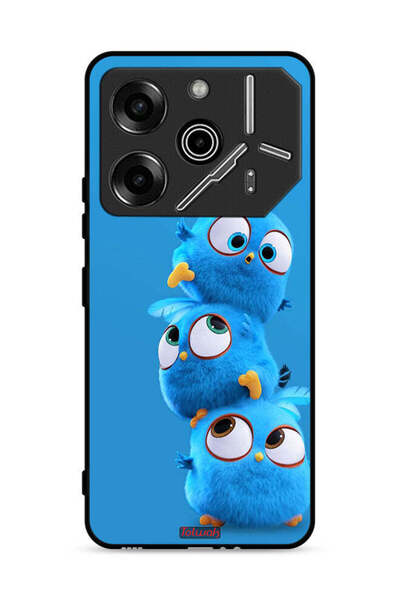 Tolwak غطاء حماية لهاتف تكنو بوفا 6 برو 5G بنقشة طيور لطيفة