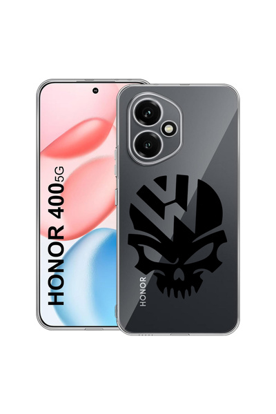 bestcase Carcasă transparentă din silicon pentru Honor 400, VW Skull, 2036423...