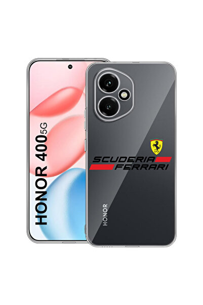bestcase Carcasă transparentă din silicon pentru Honor 400, Ferrari Scuderia,...