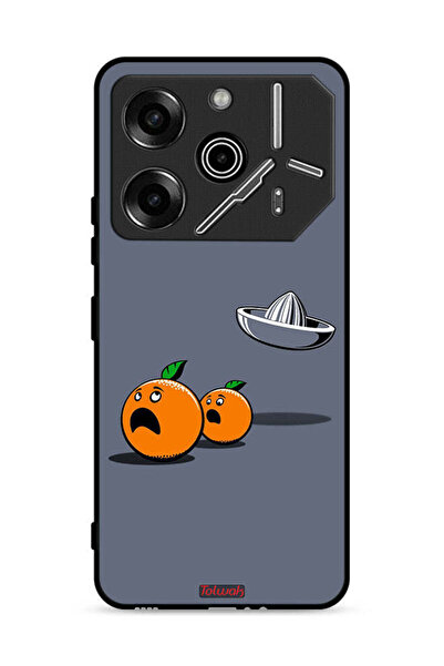 Tolwak غطاء حماية لهاتف Tecno Pova 6 Pro 5G بلمسة فنية رقمية بسيطة وفكاهية