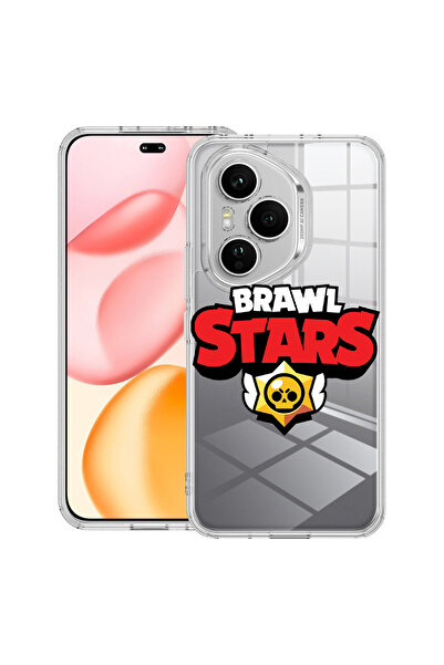 bestcase Carcasă transparentă din silicon pentru Honor 400 Pro, Brawl Stars, ...