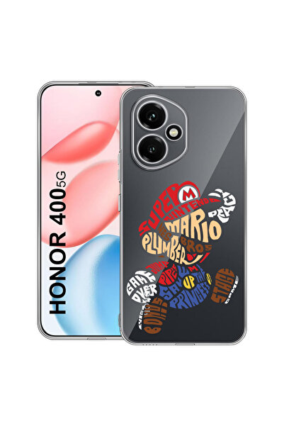 bestcase Carcasă transparentă din silicon pentru Honor 400, Caligrafie Super ...