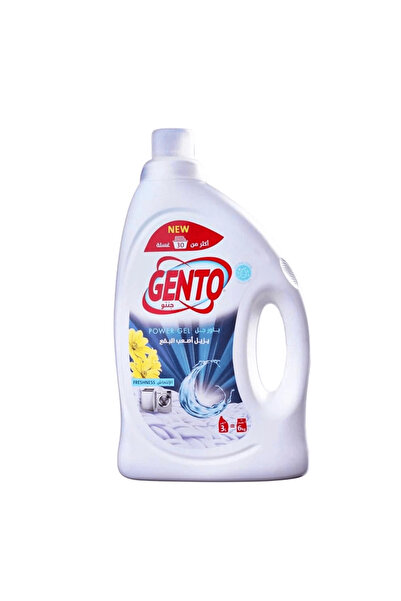 Gento جل منظف الغسيل القوي، أوتوماتيك، رائحة منعشة، 3 لتر