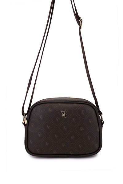 Tamer Tanca Women's Vegan Brown Messenger Bag