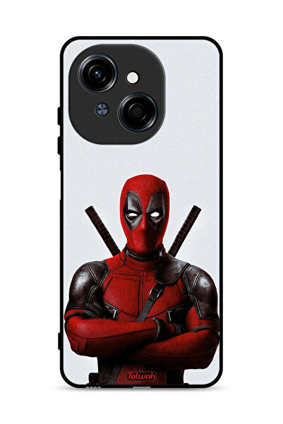 Tolwak غطاء حماية لهاتف تكنو سبارك جو 1 4G بتصميم ديدبول