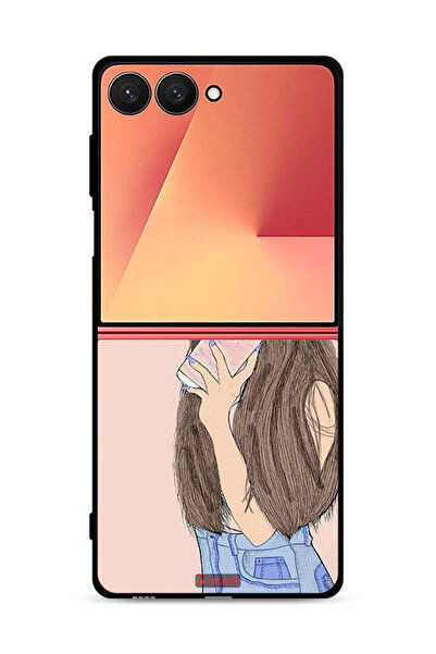 Tolwak غطاء حماية لهاتف Samsung Galaxy Z Flip7 لالتقاط صور سيلفي