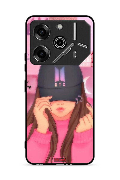 Tolwak غطاء حماية لهاتف Tecno Pova 6 Pro 5G بطبعة فتاة سناب