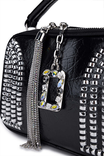 Tamer Tanca Women's Vegan Black Shoulder Bag