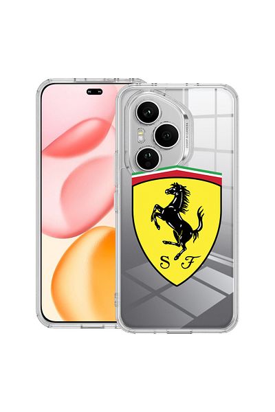 bestcase Carcasă transparentă din silicon pentru Honor 400 Pro, Ferrari, 2036424 T 1774