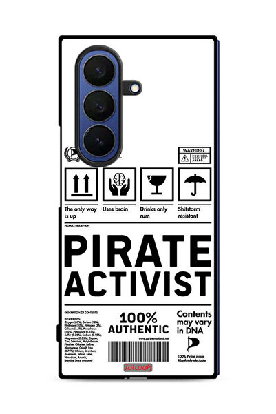 Tolwak غطاء حماية لهاتف Samsung Galaxy Z Fold7، ملصق ناشط خاص