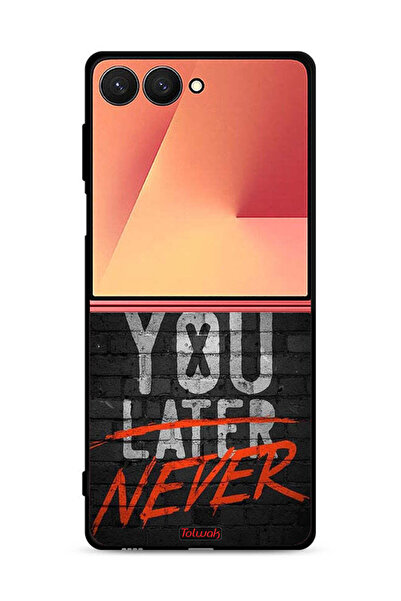 Tolwak غطاء حماية لهاتف Samsung Galaxy Z Flip7 - See You Never