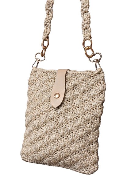 Uretti - Öznur 7392 0481 Handmade Macrame Rope Crossbody Bag