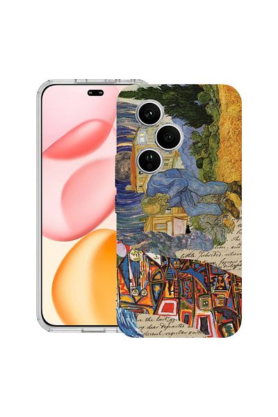 bestcase Carcasă transparentă din silicon pentru Honor 400 Pro, stil Van Gogh, 2036424 T 1275