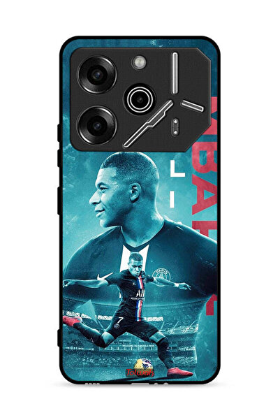 Tolwak غطاء حماية لهاتف تكنو بوفا 6 برو 5G، ملصق مبابي