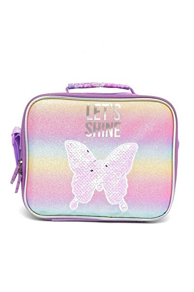 R&B حقيبة غداء للبنات باللون الليلكي