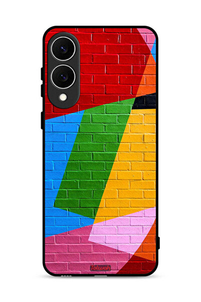 Tolwak غطاء حماية لهاتف Samsung Galaxy S25 Edge برسومات جدارية ملونة