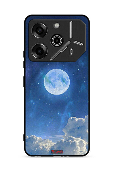 Tolwak غطاء حماية لهاتف تكنو بوفا 6 برو 5G بطبعة غيوم القمر