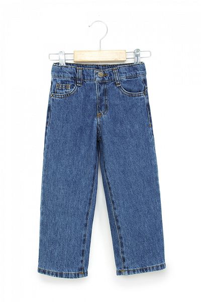 DMB BOYS & GIRLS Baby Boy Adjustable Waist Straight Leg Jean Pocket Jeans