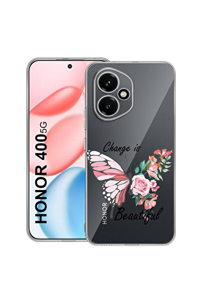 bestcase Carcasă transparentă din silicon pentru Honor 400, Schimbarea este f...