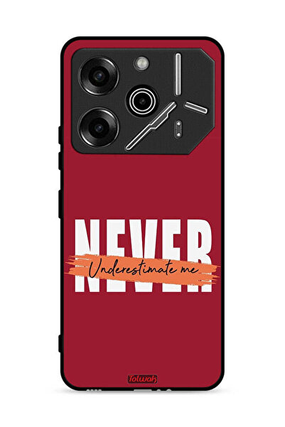 Tolwak غطاء حماية لهاتف تكنو بوفا 6 برو 5G لا تستهن بي أبدًا