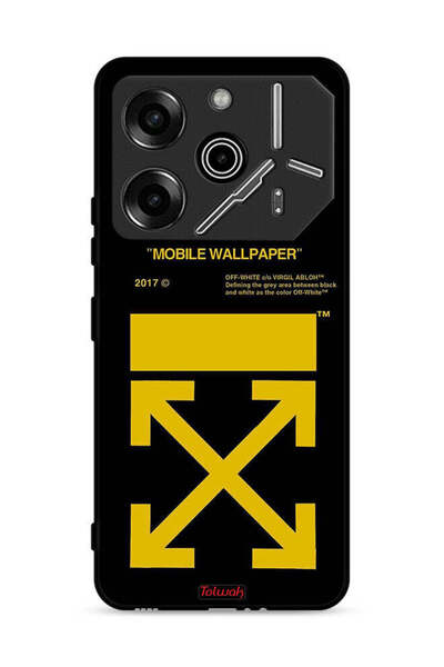 Tolwak غطاء حماية لهاتف Tecno Pova 6 Pro 5G مع خلفية شاشة الهاتف