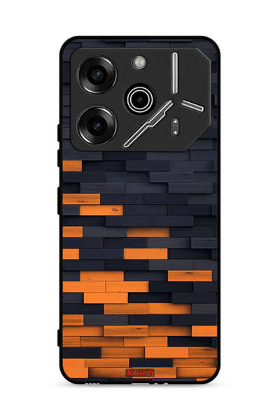 Tolwak غطاء حماية خشبي لهاتف تكنو بوفا 6 برو 5G