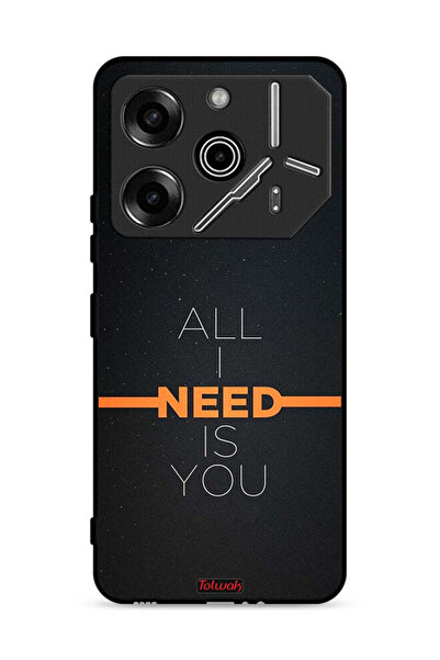 Tolwak غطاء حماية لهاتف تكنو بوفا 6 برو 5G كل ما أحتاجه هو أنت