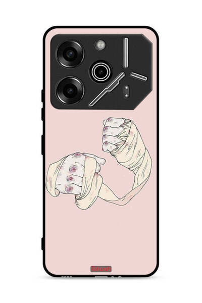 Tolwak غطاء حماية لهاتف تكنو بوفا 6 برو 5G بنقشة فن المقاتل