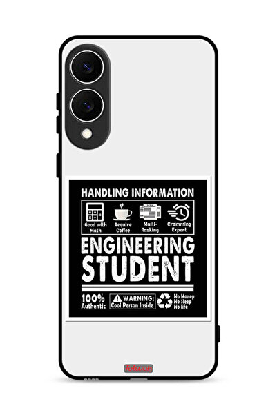 Tolwak غطاء حماية لهاتف Samsung Galaxy S25 Edge، ملصق طالب هندسة