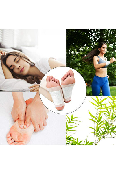 OEM Set of 100 KINOKI Patches, for Body Detoxification, with Tourmaline, Vitamin C, E