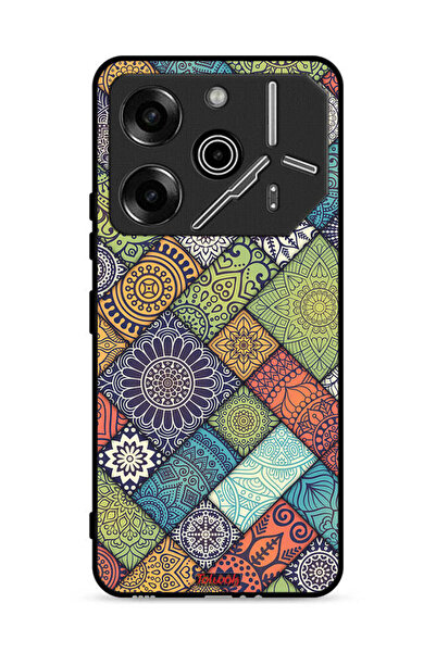 Tolwak غطاء حماية لهاتف تكنو بوفا 6 برو 5G بنقشة ماندالا