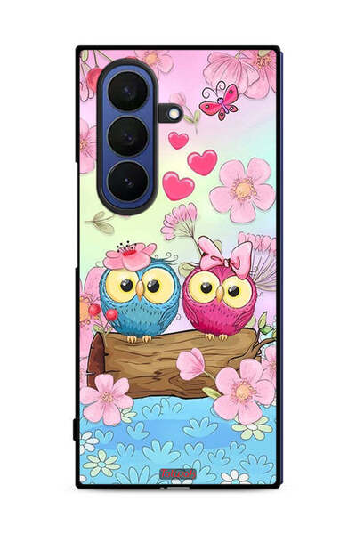 Tolwak غطاء حماية لهاتف سامسونج جالاكسي زد فولد 7 برسومات بومة لطيفة