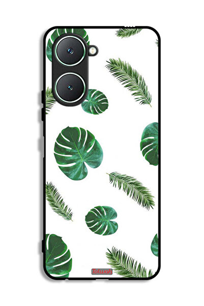 Tolwak غطاء حماية لهاتف Vivo Y18i 4G بنقشة ريش فنية