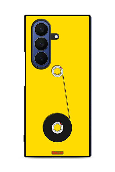 Tolwak غطاء حماية لهاتف سامسونج جالاكسي زد فولد 7 - تصميم عجلة الكاسيت