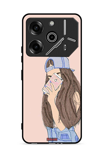 Tolwak غطاء حماية لهاتف Tecno Pova 6 Pro 5G لالتقاط صور سيلفي