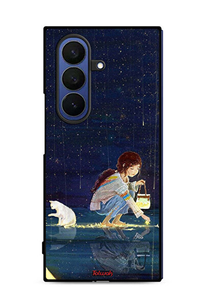 Tolwak غطاء حماية لهاتف Samsung Galaxy Z Fold7 برسومات نجوم فنية