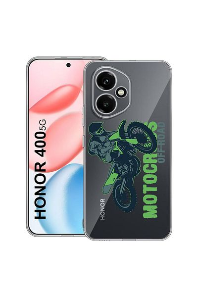 bestcase Carcasă transparentă din silicon pentru Honor 400, Motocross, 2036423 T 819