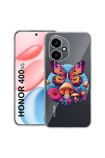 bestcase Carcasă transparentă din silicon pentru Honor 400, Dream Colors - Fluture, 2036423 T 1572