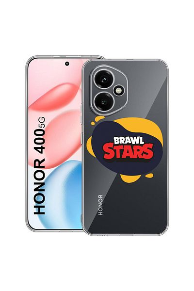bestcase Carcasă transparentă din silicon pentru Honor 400, Brawl Stars, 2036423 T 1684