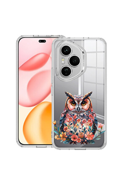 bestcase Carcasă transparentă din silicon pentru Honor 400 Pro, OWL, 2036424 ...